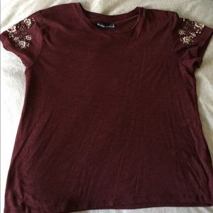 Abercrombie floral shirt